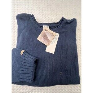 NWT Columbia ROC II Pullover Sweater Cotton Men’s Size XXL Blue 2X